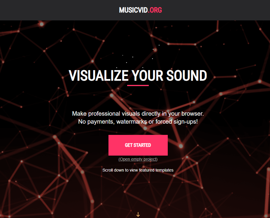 Music visualization video 聲音視覺化影片
